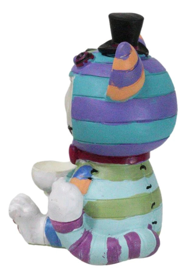 Furry Bones Whimsical Wonderland Cheshire Cat Alice Skeleton Figurine Furrybones-9