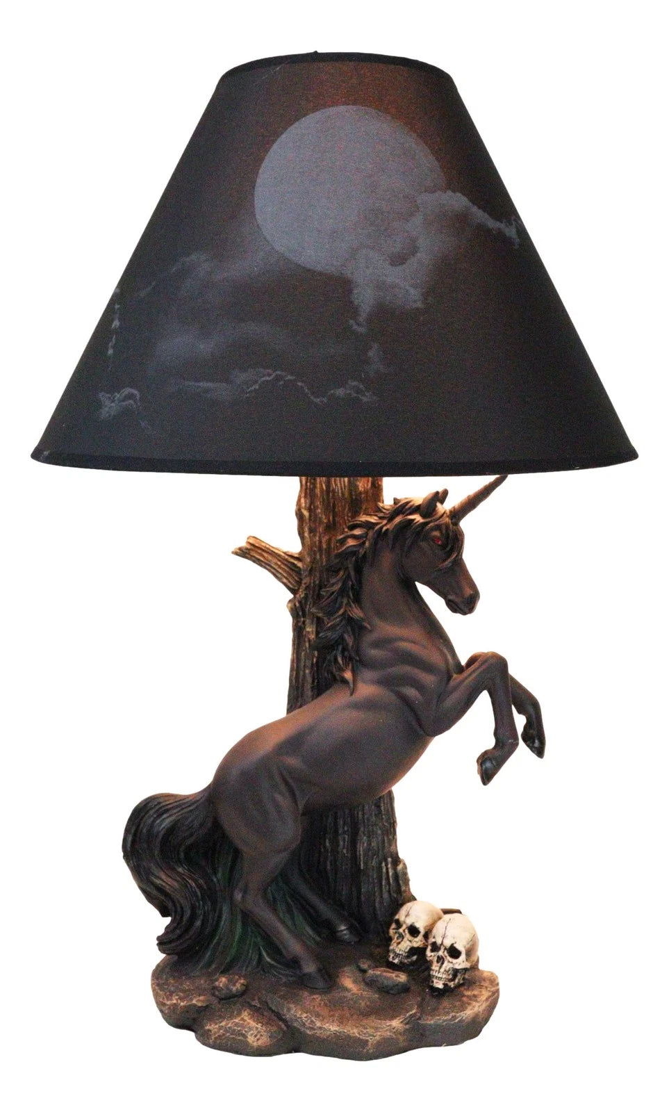 Unicorn Table Lamp, Sculptural Fantasy Desktop Night Light with Starry Sky Shade, 19" Tall, Bedroom, Living Room, Kids Room, Office Desk, Home Decor, Magical Gift-10