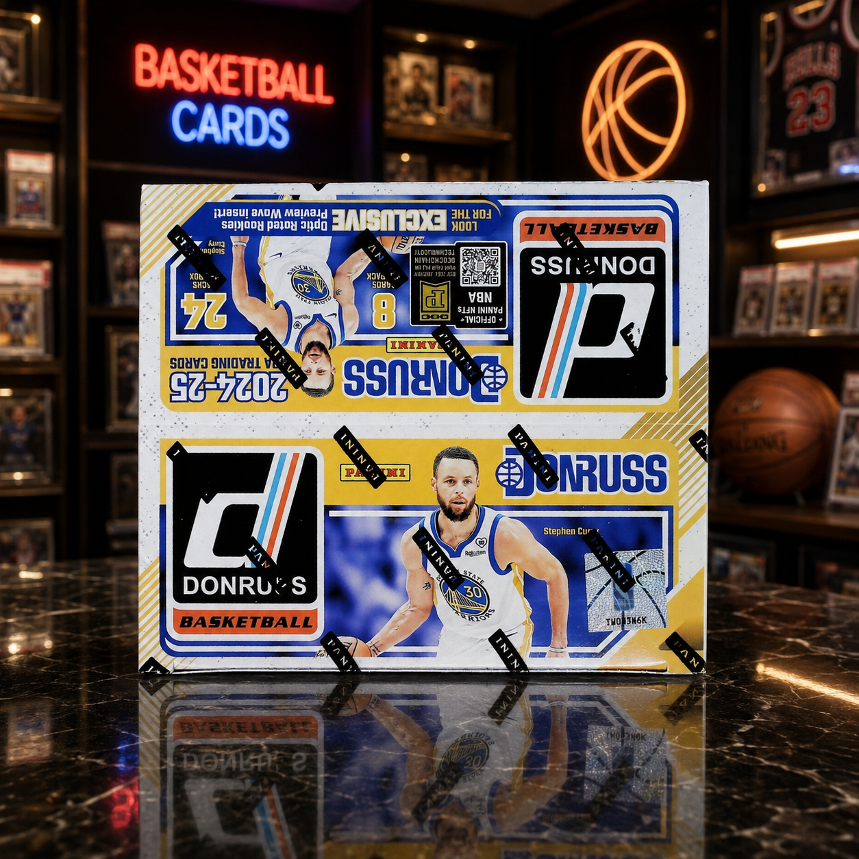 Donruss Basketball Cards 2024-25 Panini NBA Retail Display Box, 192 Cards, 24 Factory Sealed Packs, Rated Rookies, Inserts And Parallels Possible-1