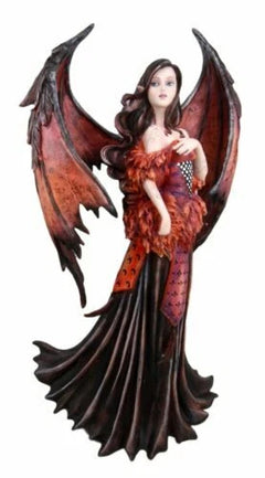 Amy Brown Fantasy Large Autumn Gothic Fairy Dracula Collector Figurine 17.5"H-1