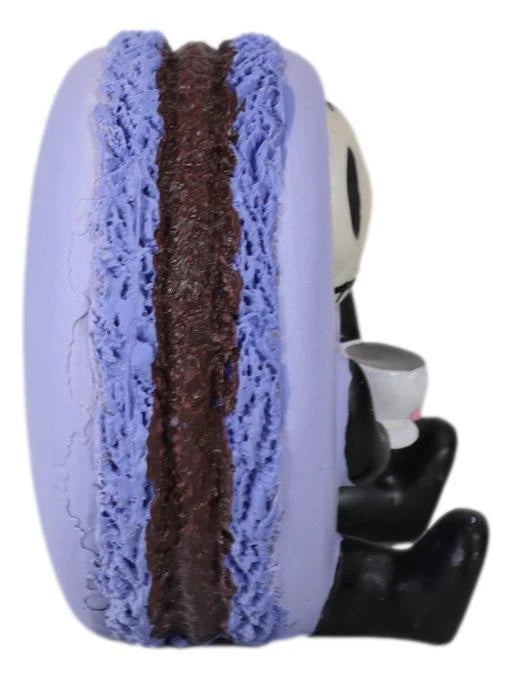Furrybones Ronny The Lavender Purple Macaron With Coffee Cup Furry Bone Figurine-7