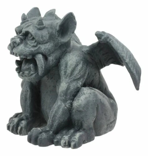 Gothic Fido The Sabre Tooth Tiger Gargoyle Figurine Small Fantasy Decor-7