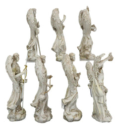 Conjunto de figuras del Arcángel Miguel, Gabriel, Rafael, Sealtiel, Barachiel, Uriel, Jegudiel-6