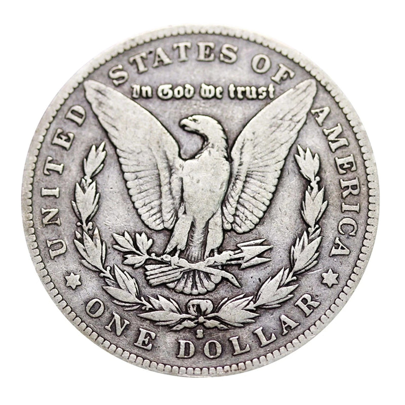 Dólar Morgan de plata al 90 % anterior a 1921 (1878-1904) en circulación VG o mejor-3