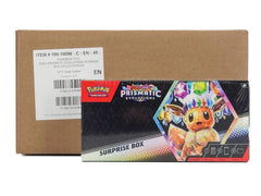 Pokemon Prismatic Evolution Surprise Box CASE (6 Boxes) Factory Sealed-2