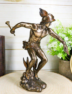Greek Roman Olympian Deity Hermes Mercury God Of Messengers & Thieves Figurine-7