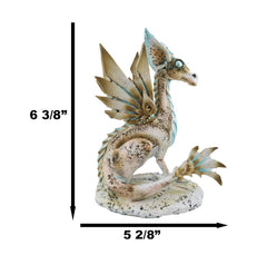 Amy Brown Steampunk Sky Aviator Dragon with Goggles Mechanical Wings Figurine-6