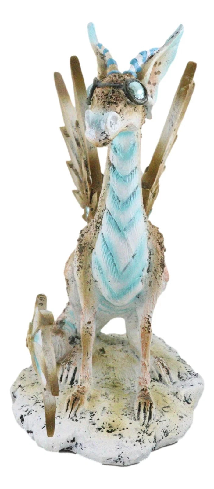 Amy Brown Steampunk Sky Aviator Dragon with Goggles Mechanical Wings Figurine-7