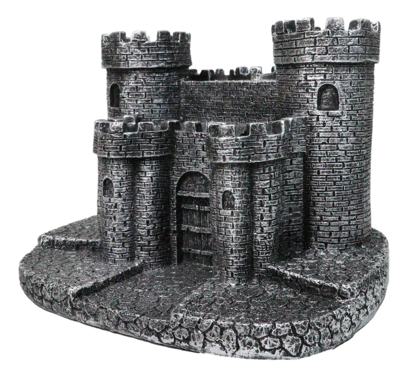 Gothic Medieval Windsor Stonewall Castle Fortress Miniature Display Stand 5"H-9