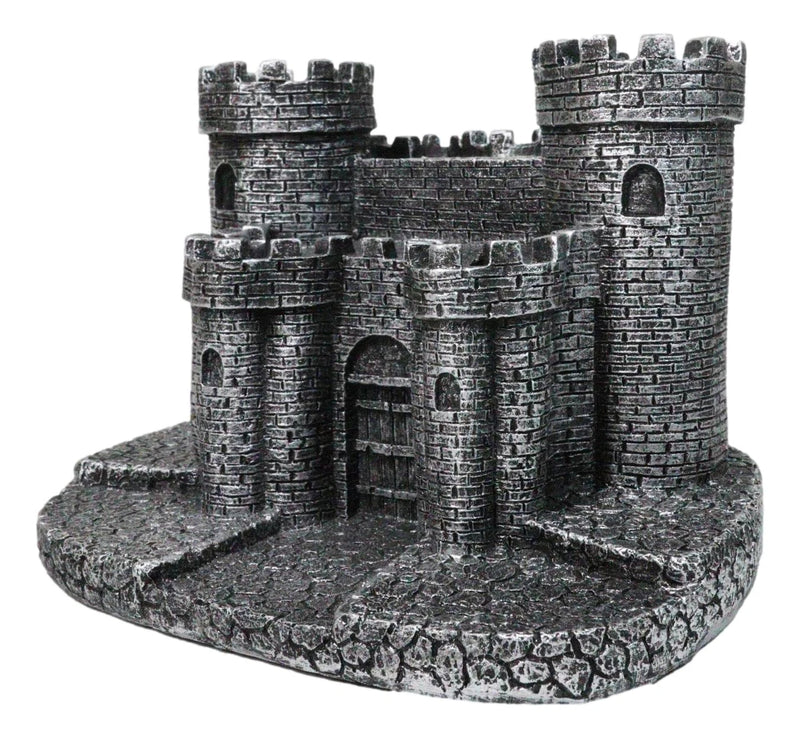 Gothic Medieval Windsor Stonewall Castle Fortress Miniature Display Stand 5"H-9
