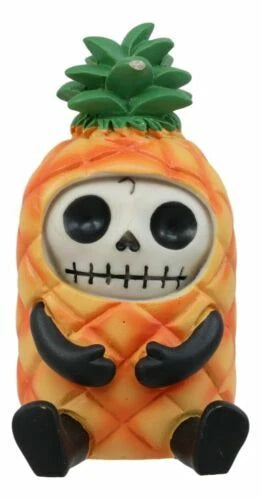 Furrybones Skeleton Fruity Pina Tropical Pineapple Figurine 3.25"H-8