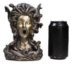 Greek Goddess Medusa with Snake Hairs Backflow Incense Cone Burner Figurine-8