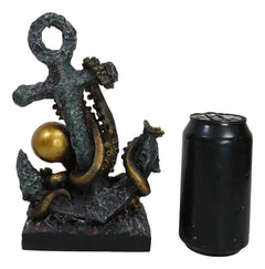 Giant Deep Sea Octopus Kraken Hauling Anchor Decorative Paperweight Figurine-8