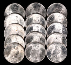 Dólares de Plata de la Paz Brillantes Sin Circular-4