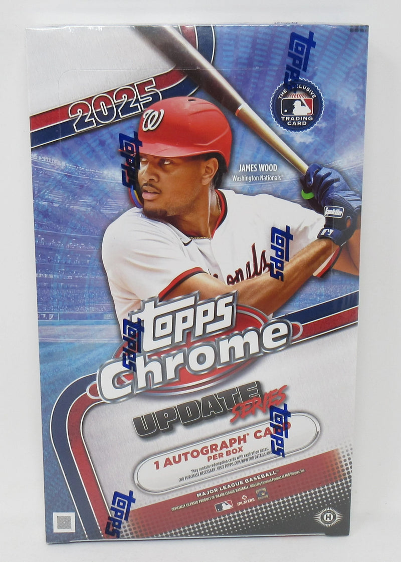 2025 Topps Chrome Baseball Update Series Box (Hobby) (20/4)-1