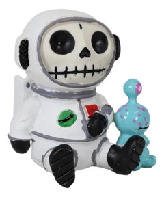 Furrybones Cosmo The Space Explorer Astronaut With ET Alien Furry Bone Figurine-8