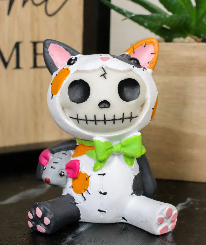 Furrybones Stitched Doll Calico Cat Skeleton Figurine 3"H Cat Mao Mao-1