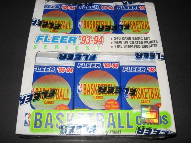 1993/94 Fleer Basketball Series 1 Jumbo Box (24/29)-1
