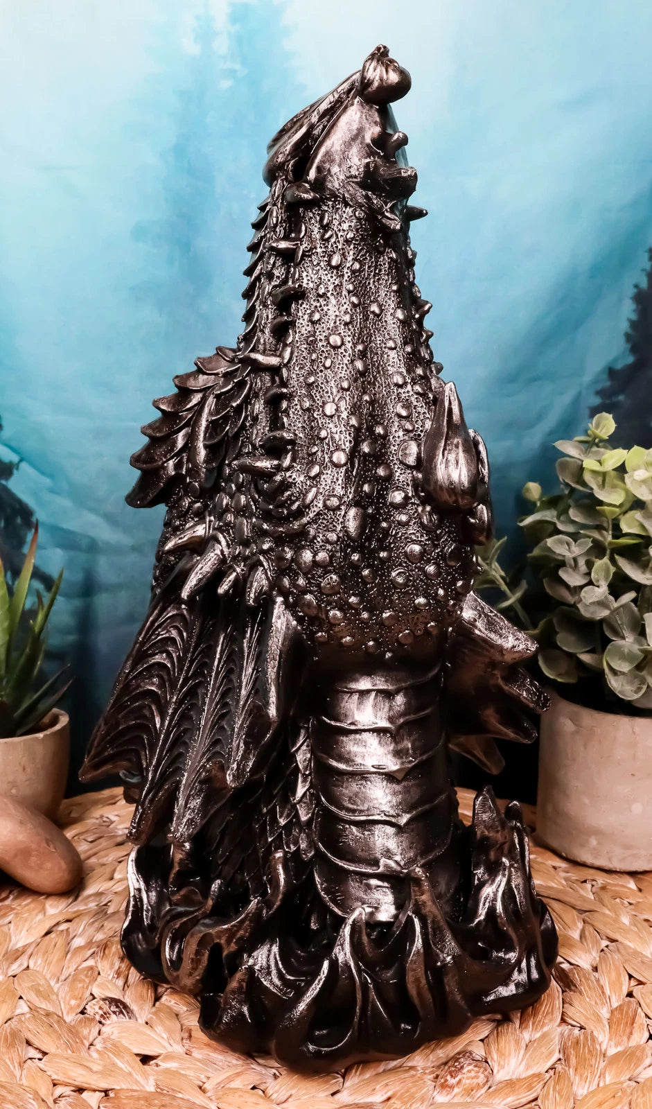 Stryker The Mythical Fire Breathing Dragon Head Sculptural Incense Holder-9