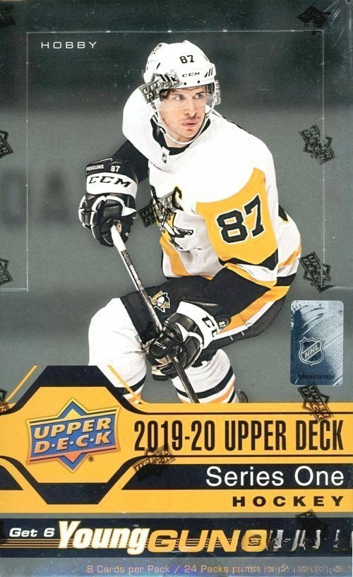 2019/20 Upper Deck Series 1 Hockey Factory Sealed HOBBY Box-6 YOUNG GUNS RC