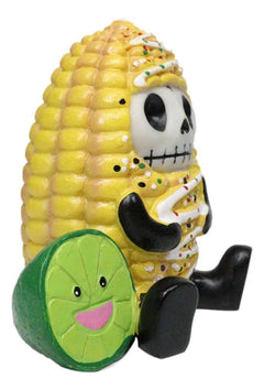 Furrybones Elotito Zesty Corn and Lime Snack Skeleton Figurine Furry Bones-9