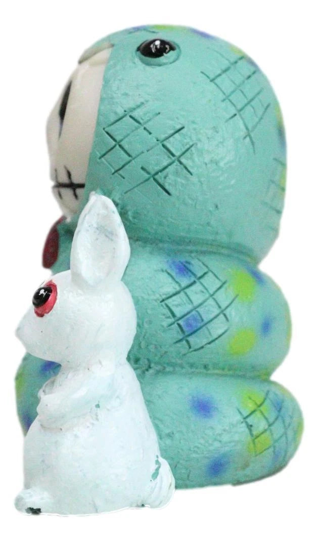 Furrybones Sstevie Serpent Snake With White Rabbit Skeleton Furry Bones Figurine-4