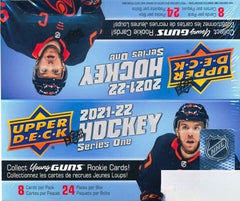 2021/22 Upper Deck Series 1 Hockey MASSIVE 24 Pack Retail Box-6 YOUNG GUNS RCS-1