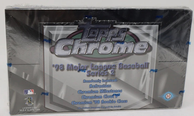 1998 Topps Chrome Baseball Series 2 Box (Hobby) (24/4)-1