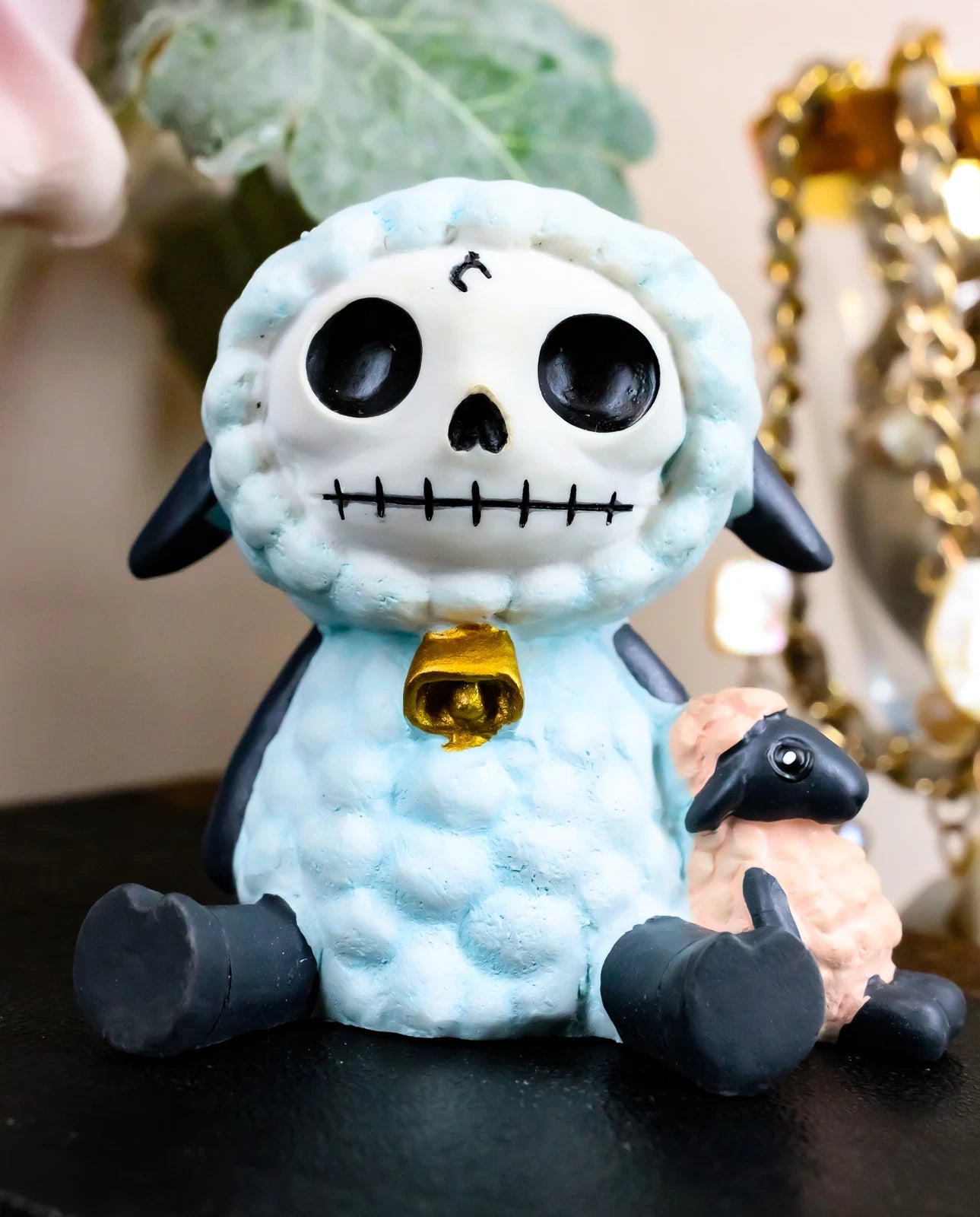 Furry Bones Woolee The Blue Sheep Skeleton Figurine Furrybones Collectible Decor-1