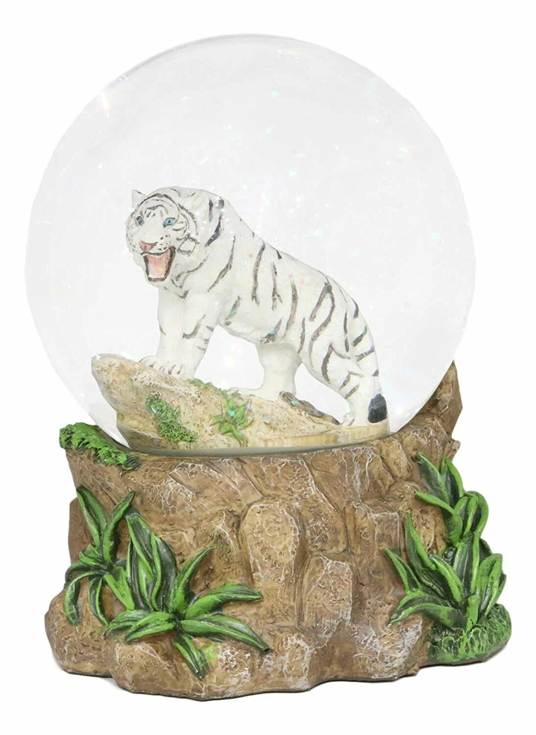 Bosque Jungla Depredador Blanco Alaska Siberiano Tigre Blanco Bola de Nieve Brillante-7
