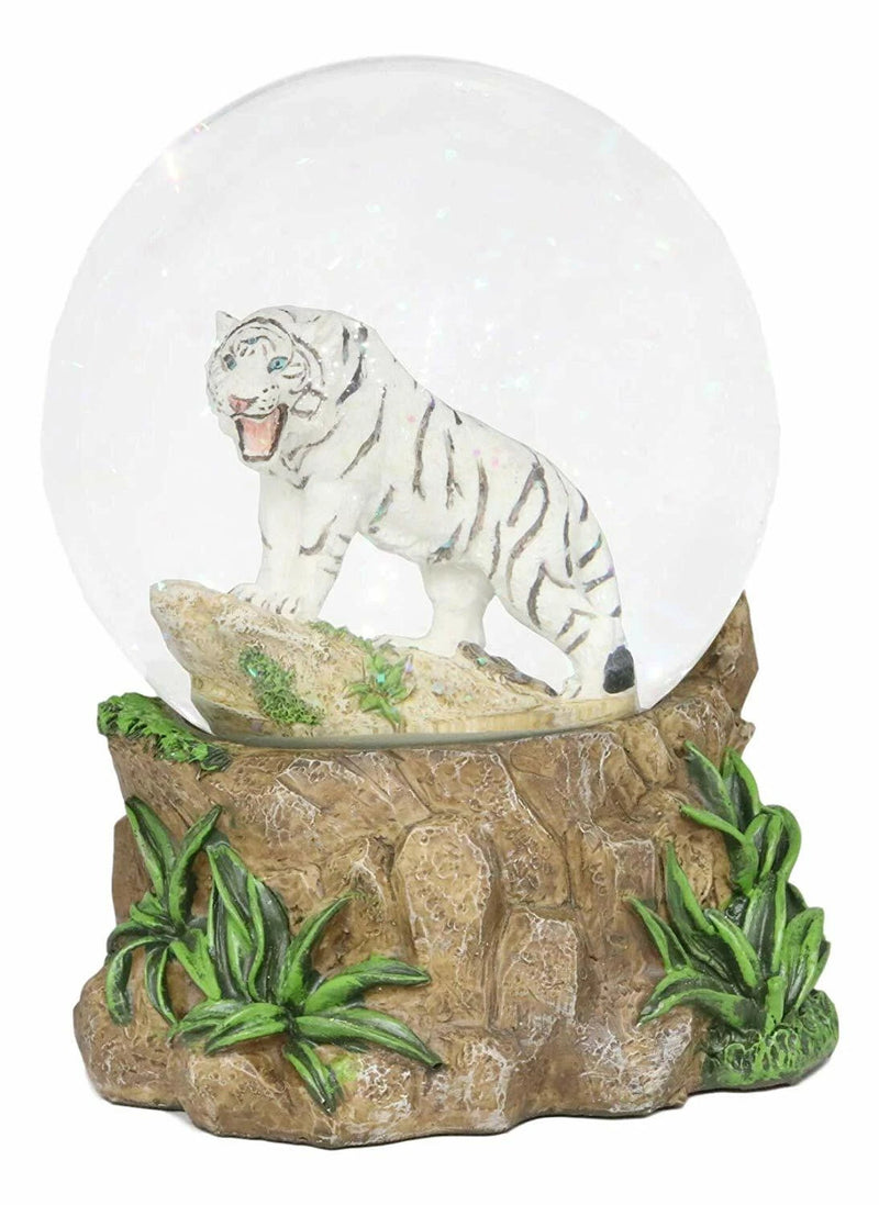 Bosque Jungla Depredador Blanco Alaska Siberiano Tigre Blanco Bola de Nieve Brillante-7