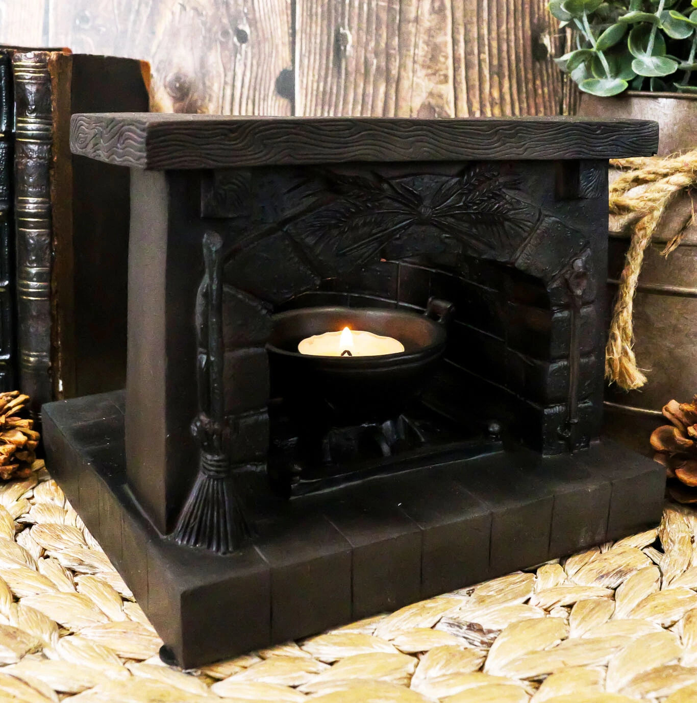 Wicca Magic Divinity Ancestral Hearth Altar Piece Votive Tea Light Candle Holder-7
