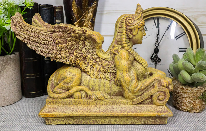 Ancient Egyptian Gods & Pharaohs Sphinx Lioness Guardian Figurine Egyptian Deity-7