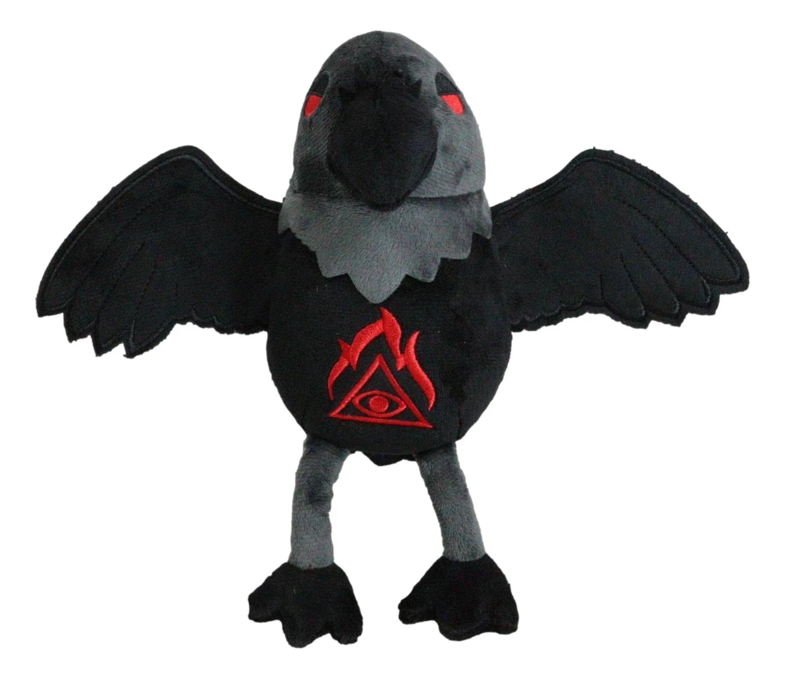 Mythical Fantasy Legend Gothic Quoth The Raven Nevermore Soft Plush Toy Doll-7