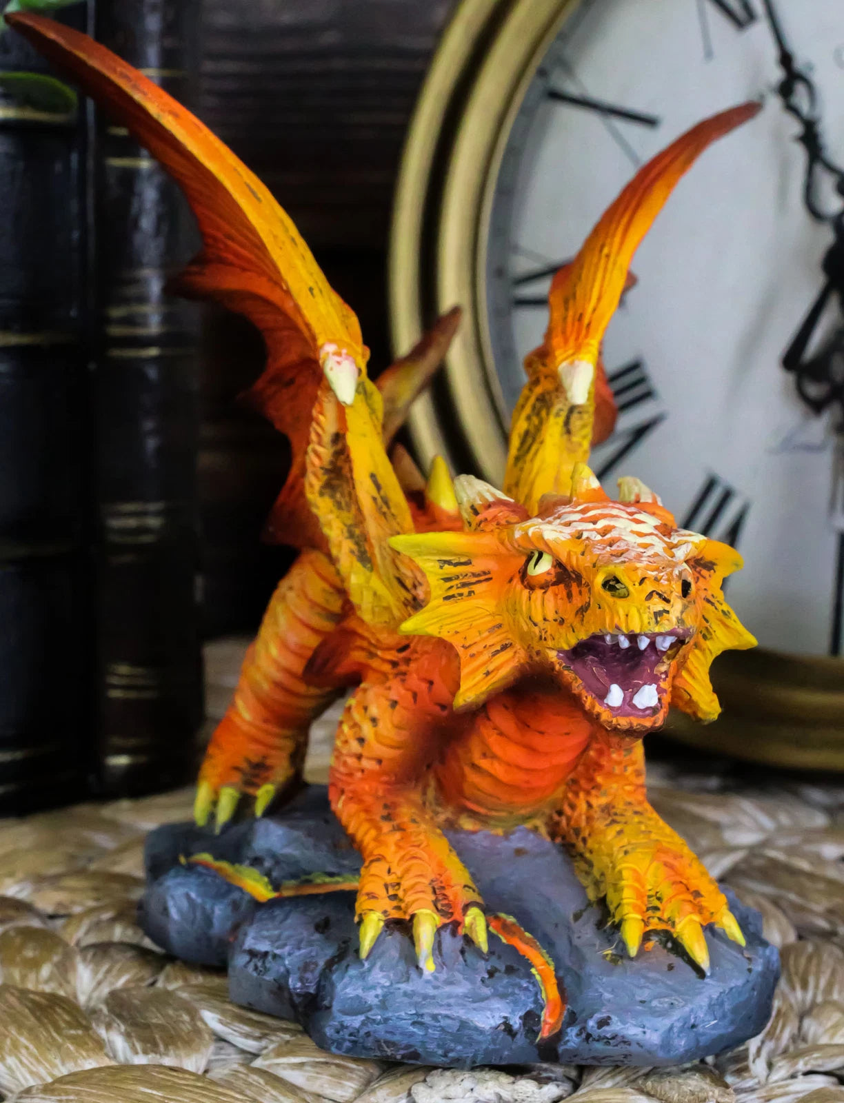 Gift Phoenix Fire Element Dragon Statue Anne Stokes Fantasy Figurine 4.5"H-1