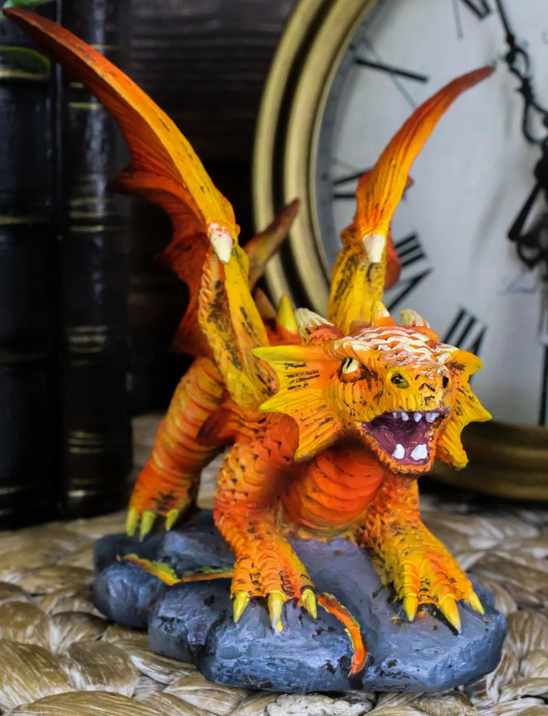 Gift Phoenix Fire Element Dragon Statue Anne Stokes Fantasy Figurine 4.5"H-1