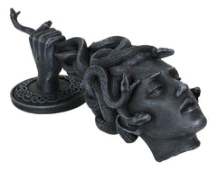 Greek Goddess Medusa Hanging from Perseus Hand Wall Decor Plaque 12.25" H-9