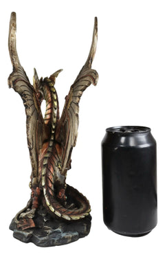 Ruler Of Pantagonia Steampunk Cyborg Robot Dragon Statue 10.5"Tall-6