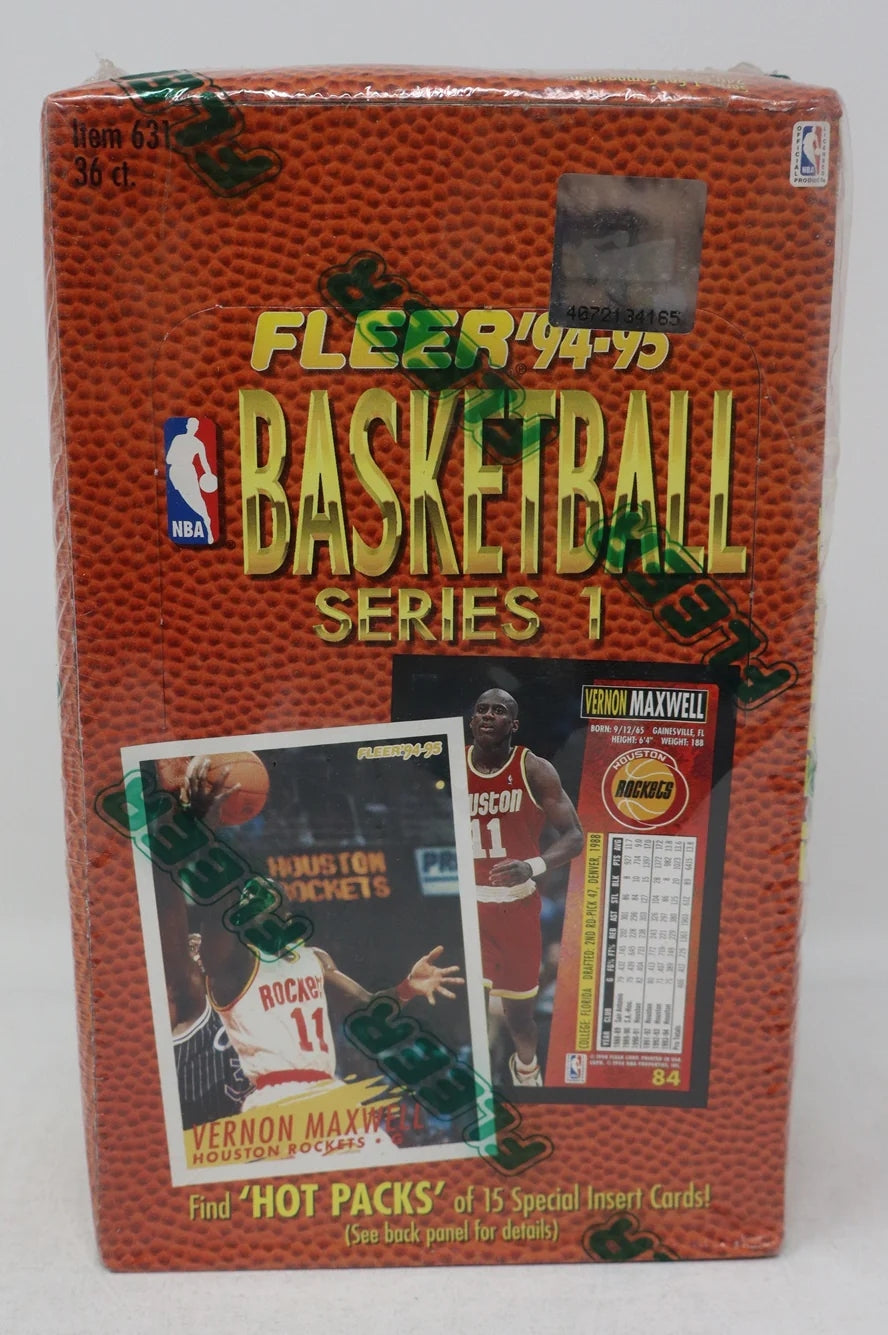 1994/95 Fleer Basketball Series 1 Box (36/15)-1