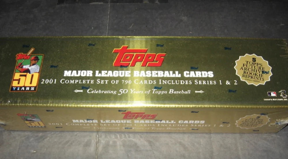 2001 Topps Baseball Factory Set (Retail) (Gold/Red)-1