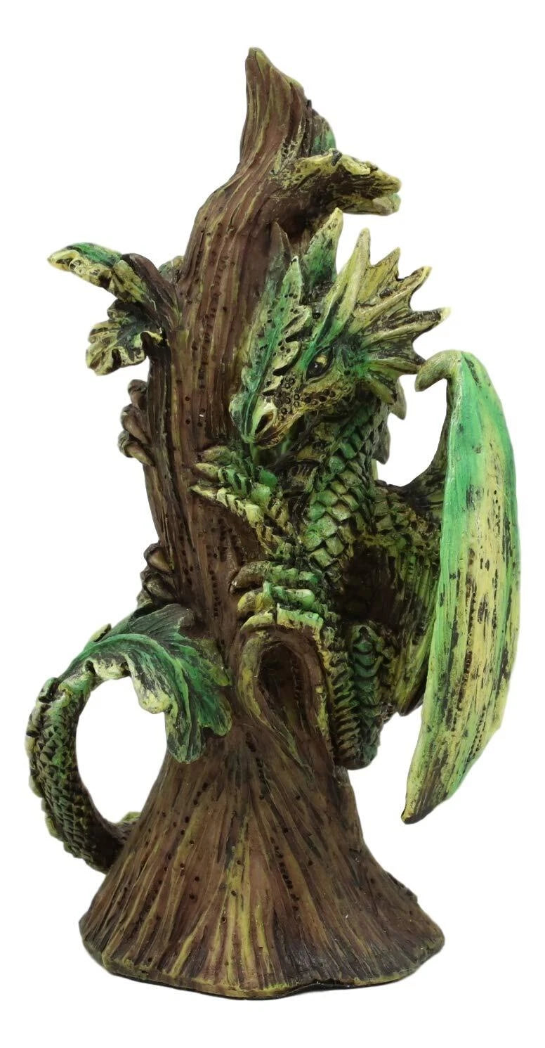 Dryad Gaia Tree Ent Earth Dragon Baby Wyrmling 5.25"H Figurine Anne Stokes-7
