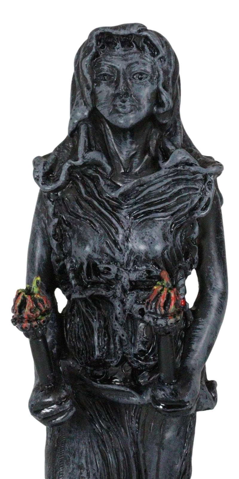 Oberon Zell Spiral Triple Goddess The Crone Hecate With She Dog Hounds Statue-7