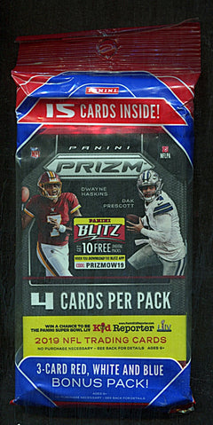2019 Panini Prizm Football Unopened Value Pack (3/4 and 1/3)-1