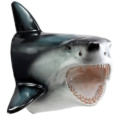 Beware of Great White Shark Jaws Mako Predator Wall Mount Plaque Figurine Decor-9