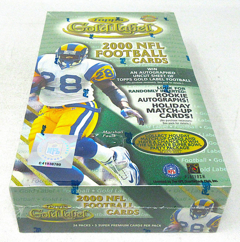 2000 Topps Gold Label Football Box (HTA) (24/5)-2