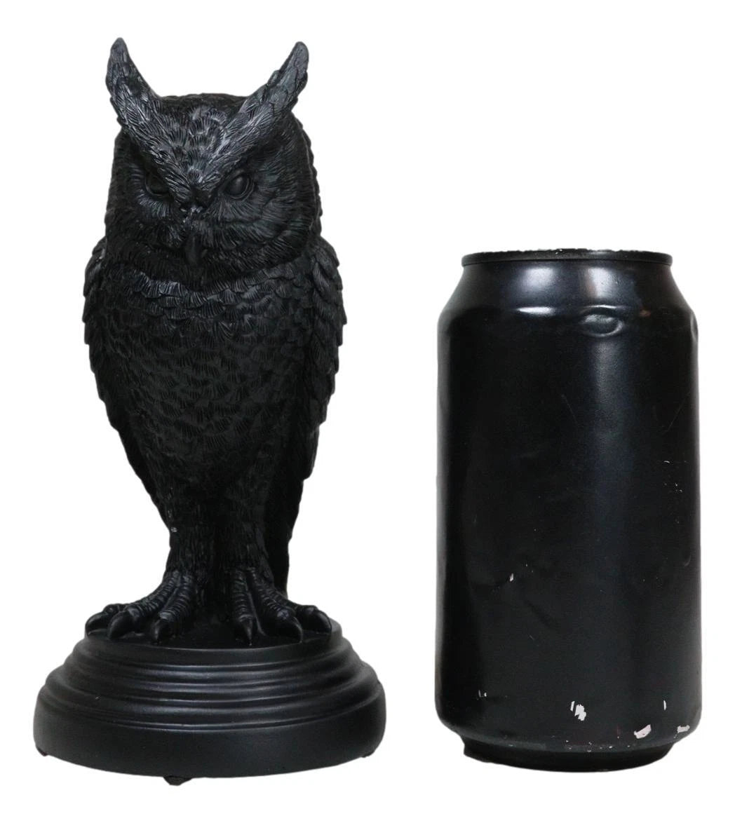 Mystical Wicca Gothic Owl Of Astrontiel Candlestick Candle Holder Figurine-8