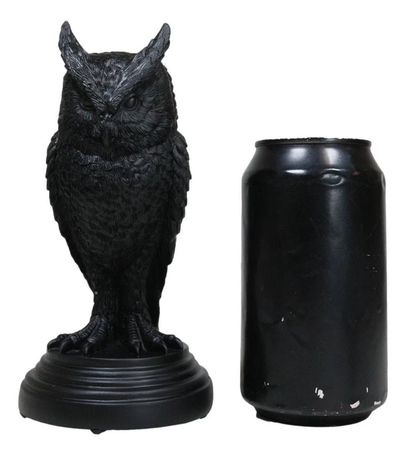 Mystical Wicca Gothic Owl Of Astrontiel Candlestick Candle Holder Figurine-8