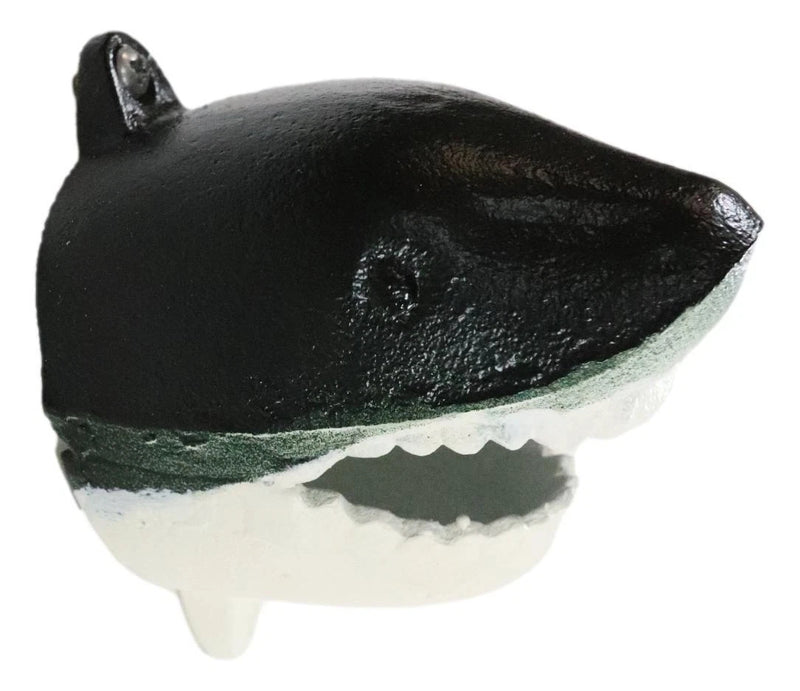 Cast Iron Nautical Marine Great White Shark Meg Fish Wall Decorative Accent-7