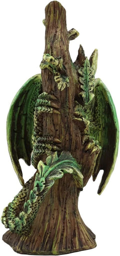 Mother And Baby Gaia Tree Earth Dragon Wyrmling Statue Figurine SET OF 2-8