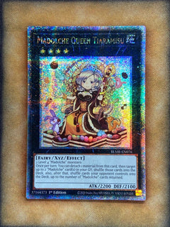 Yugioh Madolche Queen Tiaramisu BLMR-EN076 Quarter Century Rare 1st Ed NM-1